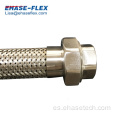 Conector de manguera flexible trenzado de acero inoxidable